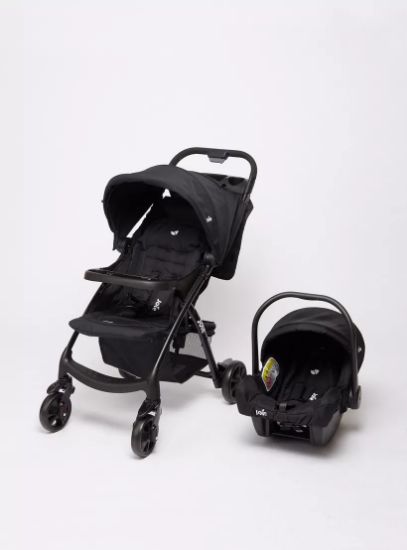 Picture of Joie Muze LX Black 2-Piece Travel System with Sun Canopy (Upto 3 years)